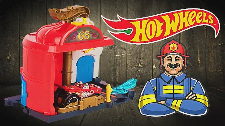 Пожарная часть в центре города Новый! Игровой Набор "Hot Wheels"  ( Хот Вилс ) Автомобильные Игрушки
