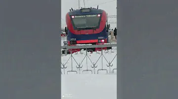 Экспресс „Москва" (ЭП2Д-0084) на станции Калуга 1