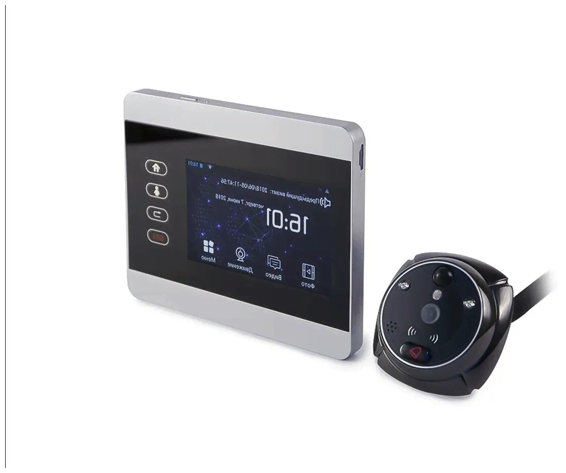 IHome-5 (Wi-Fi/GSM) - дверной Wi-Fi/GSM видеоглазок, видеоглазок с датчиком движение, видеоглазок сетевой, продажа видеоглазков подарочная упаковка-2
